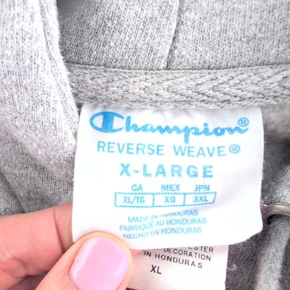 Vintage 90's Champion Reverse Weave Vintage Hoodie Women's Size XL - Picture 3 of 9